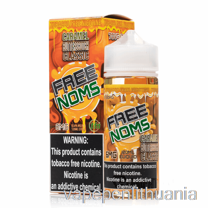 Karamelinis Butterscotch - Nomenon E-liquid - 120ml 0mg Vape Skystis